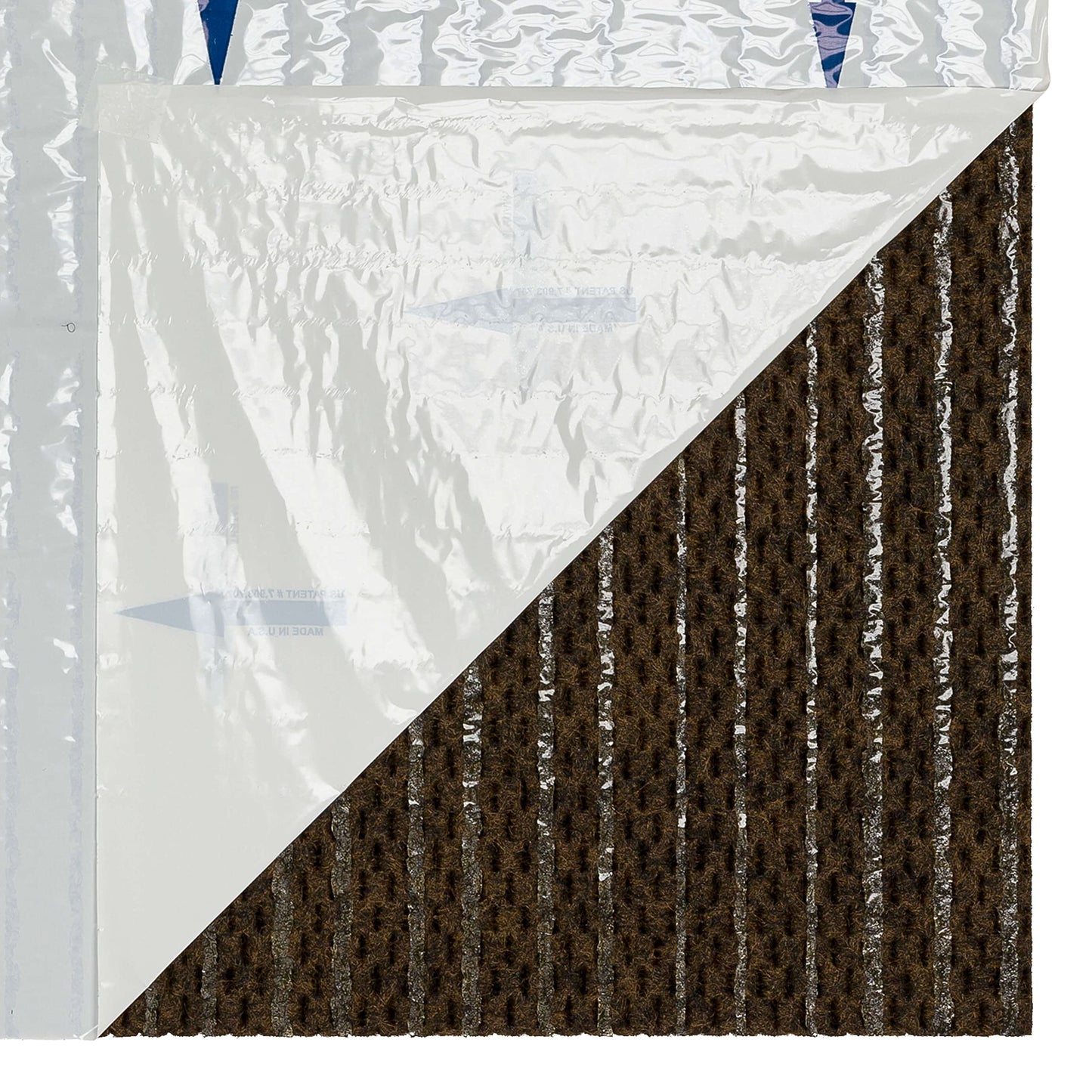 Mohawk Home 24" x 24" Indoor/Outdoor 0.25" Pile Height, Peel and Stick Carpet Tile, Brown Polyester, (10 Tiles) (40 sqft/Box)