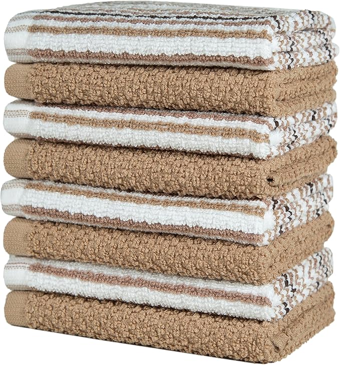 Bumble Premium Dish Cloths Towel 12"x12" | 100% Natural Ring Spun Cotton Tea