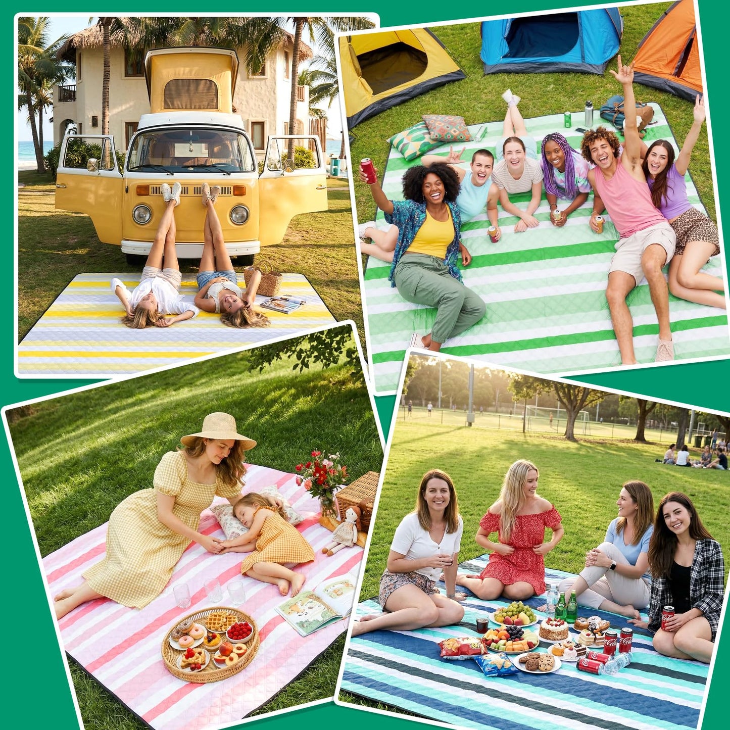 Waterproof Beach Blanket Picnic Outdoor Camping Mat Rug Women Coworker Work Besties Cool Funny Gifts Colleague Manager Supervisor Boss Executive Assistant Inter Farewell Leaving Holiday Appreciation
