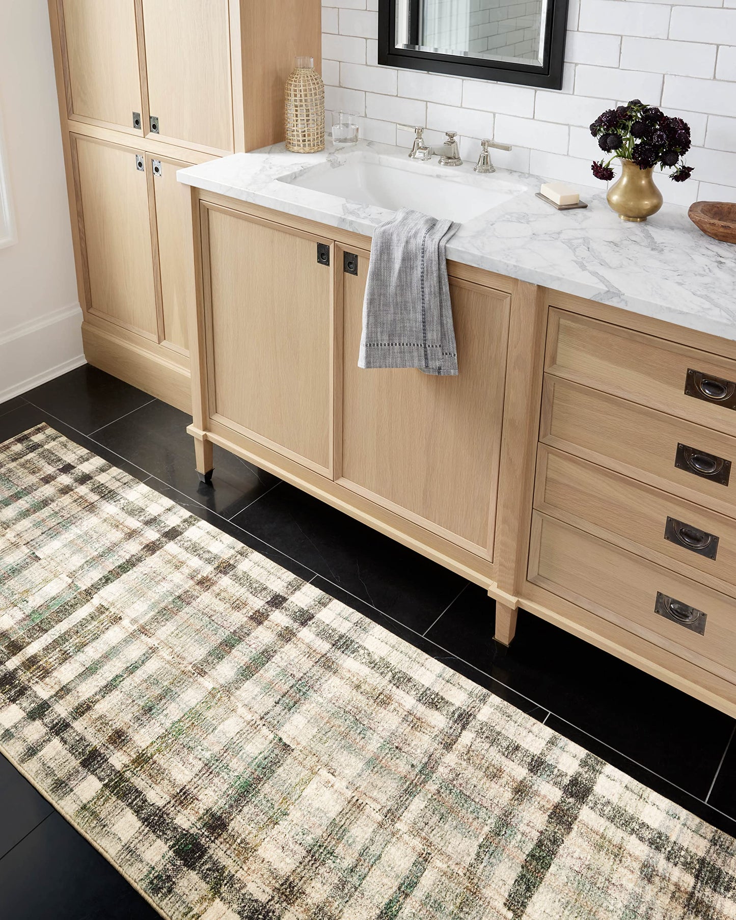 Loloi Chris Loves Julia Humphrey Collection HUM-03 Forest/Multi 5'-0'' x 7'-0'' .38" Pile Height, Area Rug feat. CloudPile