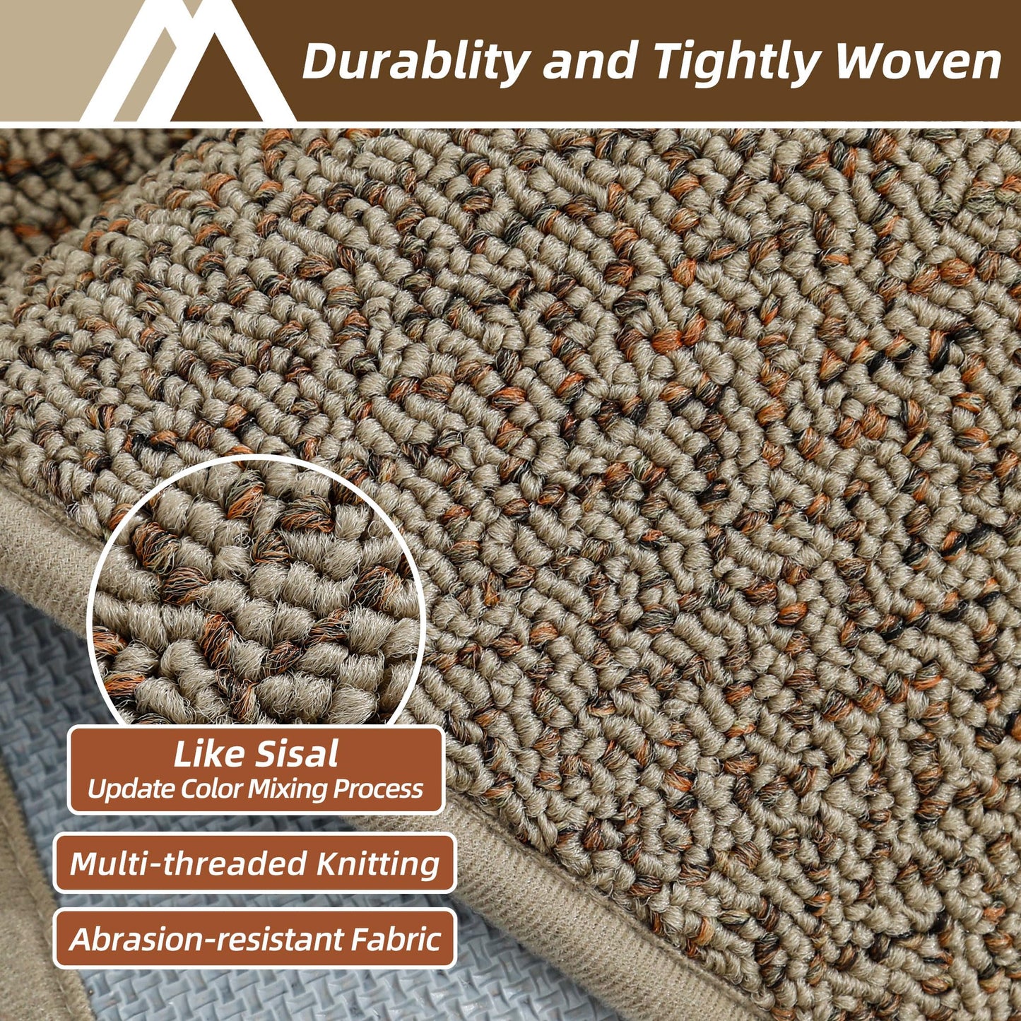 COSY HOMEER Hallway Runner Rug 2'x6' Non Slip Washable Entryway Runner Rugs Absorbent Stain Resistant Carpet Rug Runners for Hallways,Entrance and Laundry Room,Taupe
