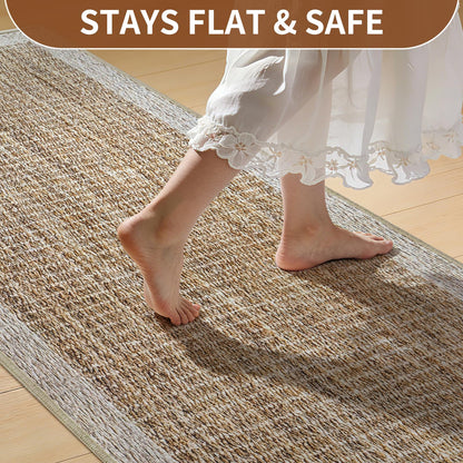 QiCaiJia Front Door Mat 2x3, Non-Slip Indoor Mat Entrance, Washable Doormat for Front Indoor Entryway, Soft Low Pile Entryway Rug