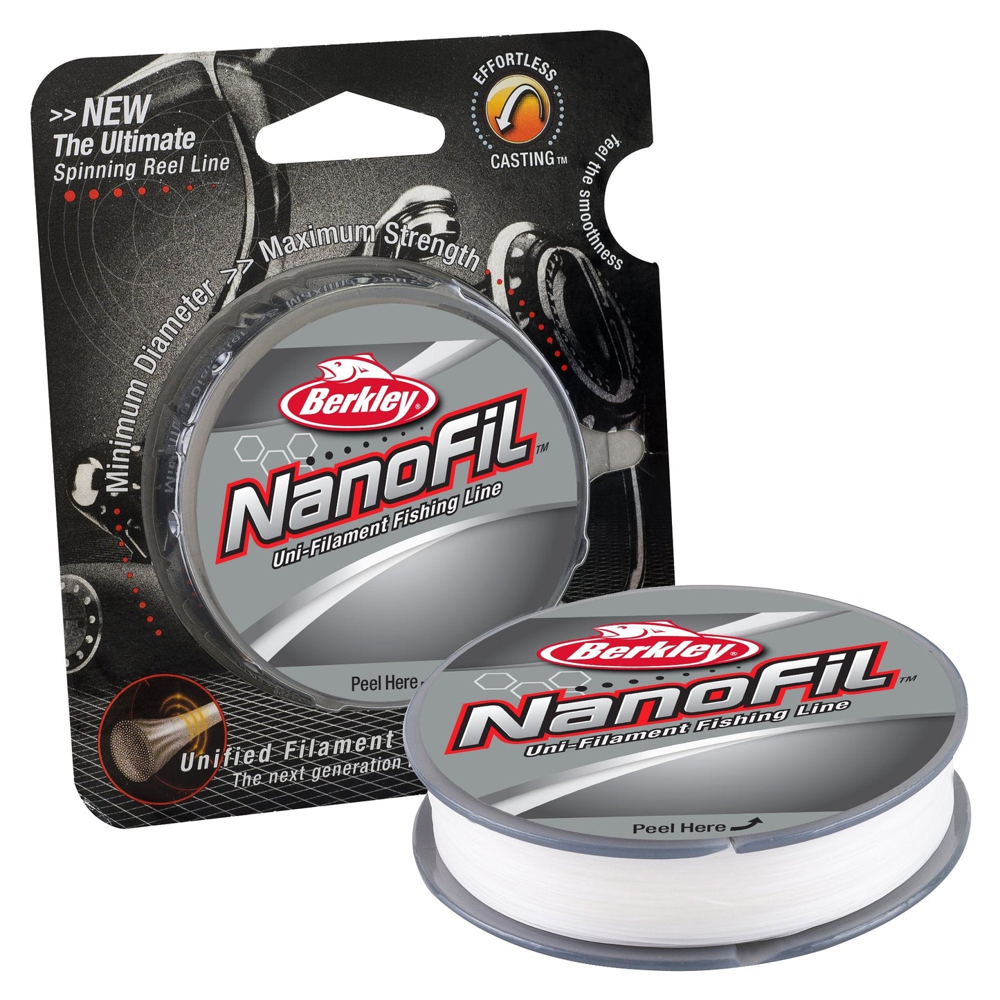 Berkley NanoFil Uni-filament Fishing Line, 2 Pound Test-150 Yard, Clear Mist