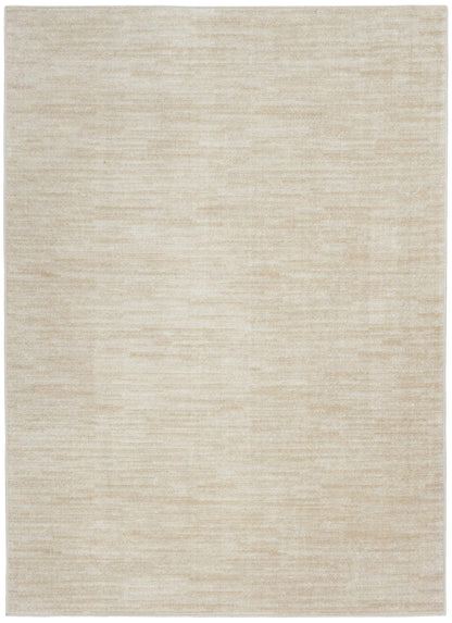 Nourison Home Nourison Essentials Ivory Beige 5' x 8' Area Rug - Easy Clean, Non Shedding, Bed Room, Living Room, Dining Room, Kitchen (5' x 8')