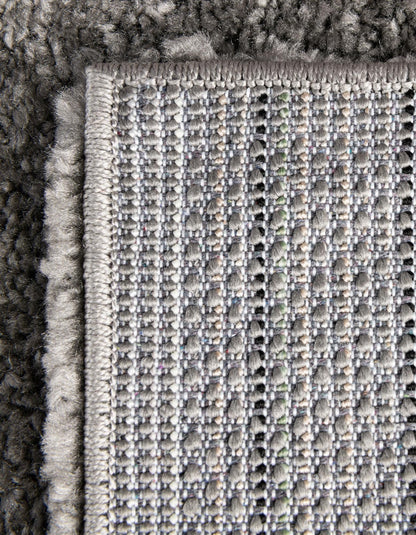 Rugs.com Solid Frieze Collection Rug – 8x10 Gray Shag Rug Perfect for Living Rooms, Large Dining Rooms, Open Floorplans