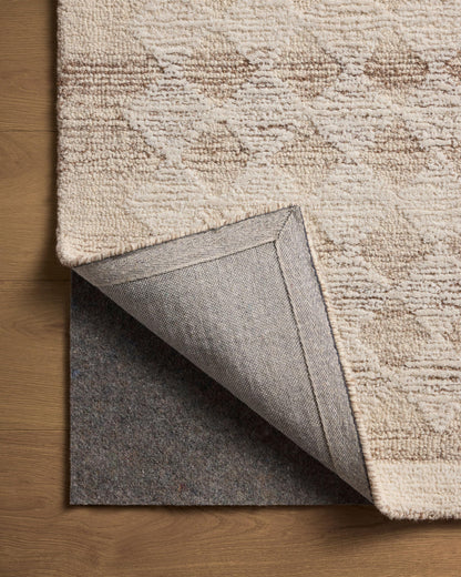 Loloi Magnolia Home by Joanna Gaines Rae Collection RAE-04 Natural/Ivory 5'-0" x 7'-6" Area Rug