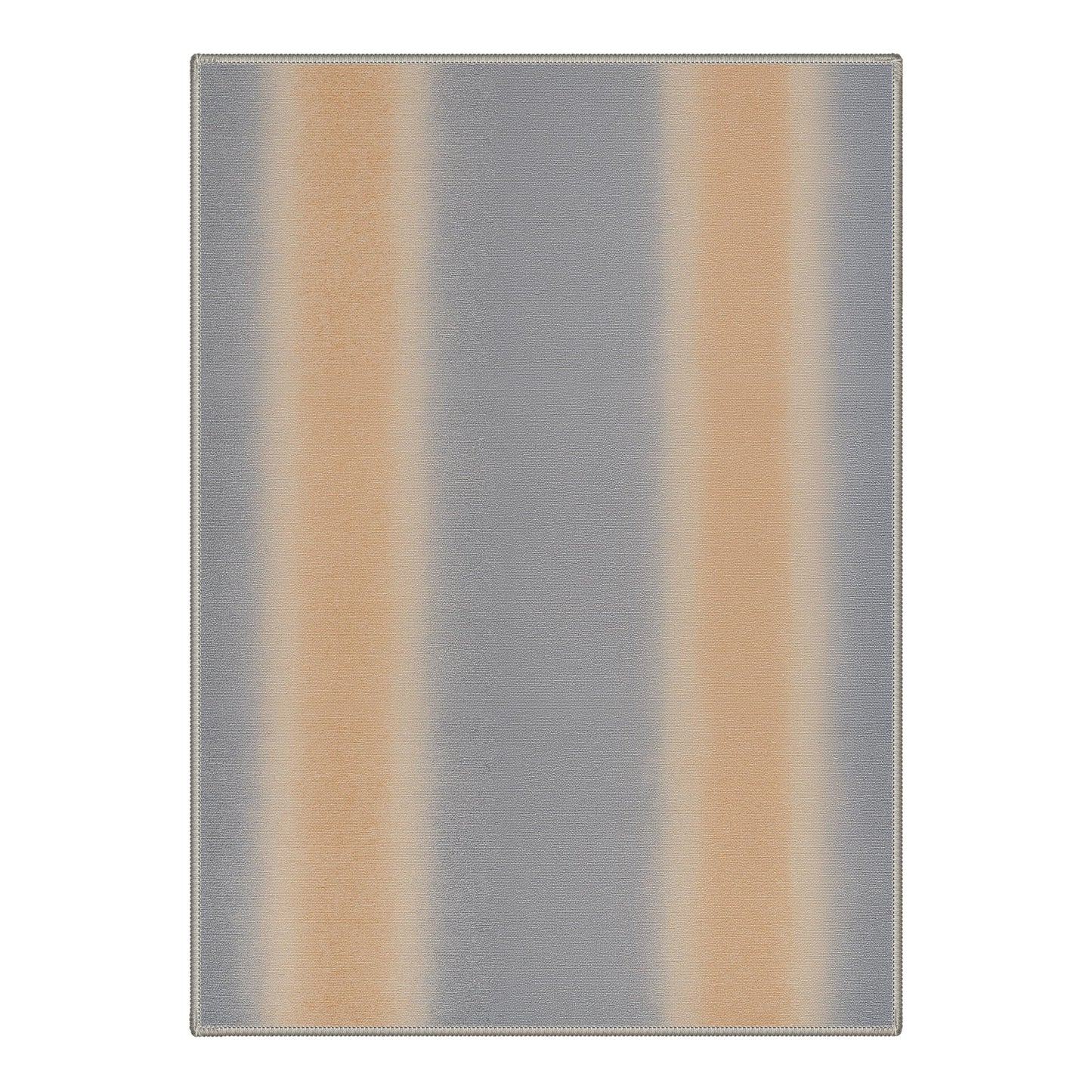 BEIMO 5X7 Area Rugs Minimalist Gradient Stripes Rug, Low Pile Non Slip Machine Washable Indoor Rug for Living Room Bedroom Dining Room Home Office, Muted Gray