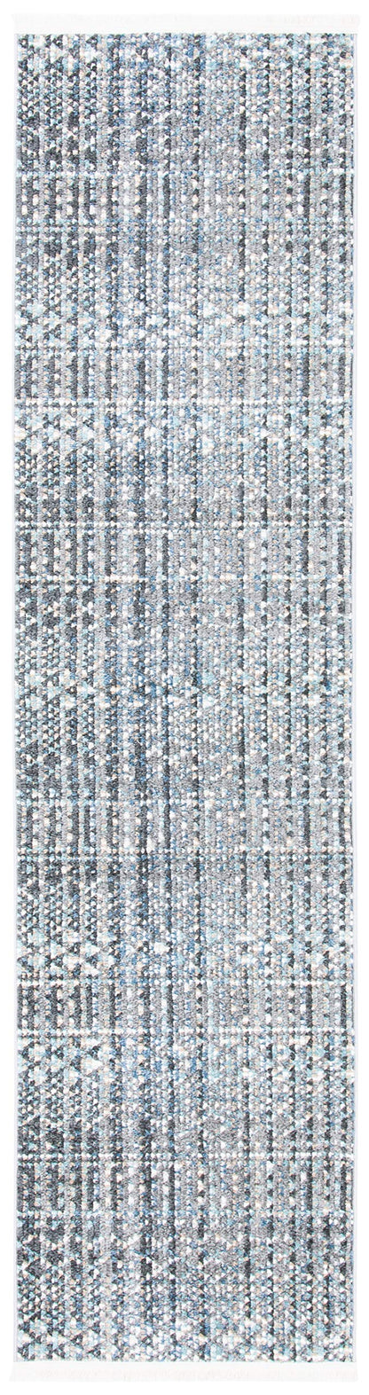 SAFAVIEH Sedona Collection Runner Rug - 2' x 8', Dark Grey & Ivory, Moroccan Boho Tribal Design, Non-Shedding & Easy Care, Ideal for High Traffic Areas in Living Room, Bedroom (SED819F)