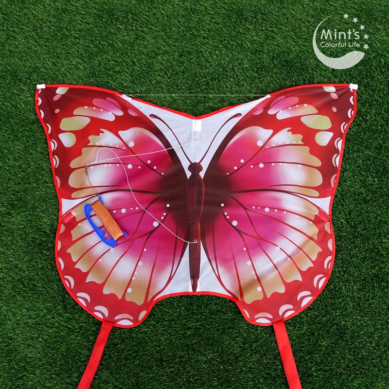 Mint's Colorful Life Butterfly Kite for Kids & Adults Easy to Fly, Large Single Line Kites with 300ft String Kite Handle (Pink)