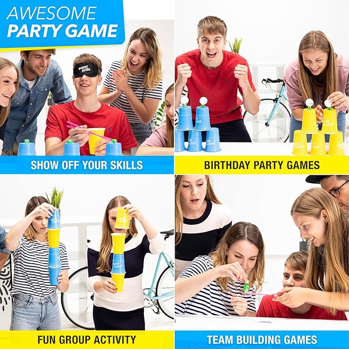 Super Skills - Action Game for Competitive People - Beat Your Friends at 120 Challenges - Fun Easter Group Activity for Family Night or Party with Kids Teen