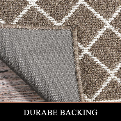 HEBE Indoor Door Mat 32"x48" Non Slip, Washable Welcome Mats for Front Door Entrance, Low Profile Dirt Trapper Doormat Entry Carpet for Entryway, Kitchen, Bathroom
