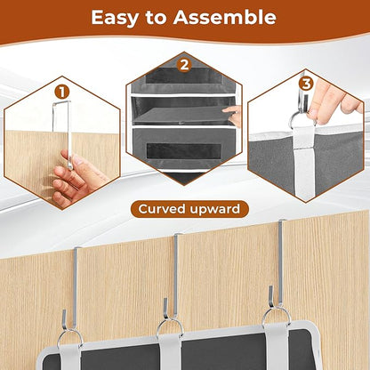 3 Packs 5-Tier Over the Door Storage Organizer