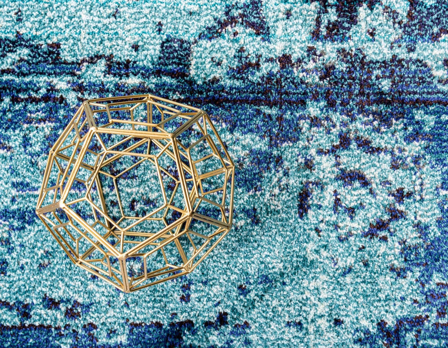 Unique Loom Medici Collection Vintage Botanical Traditional Blue Area Rug (8' 0 x 11' 0)