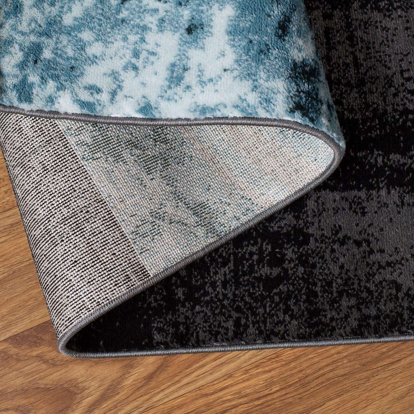 Rugshop Contemporary Circle Design Area Rug, Durable Fade-Resistant Carpet Alfombras for Bedroom, Living Room and Dining Room, Gray, 7'10" x 10'2"