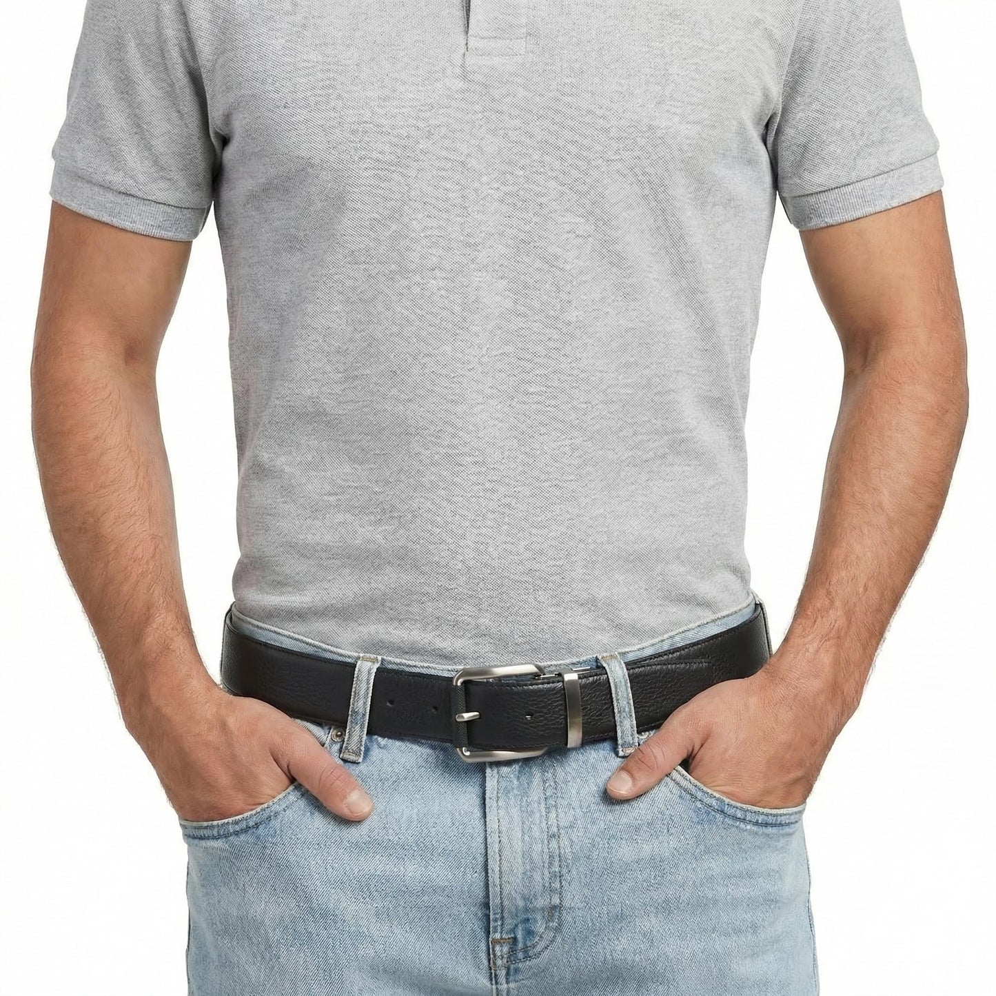 IZOD, Mens, Reversible Leather Belt, Brown, 42/44