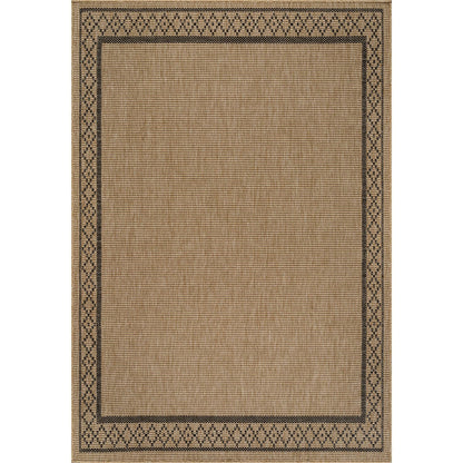 Luul Home Easy Jute Rugs 9x12 Frame Natural Color Living Room Indoor Outdoor Area Rug for Patio and Kitchen Rug High Traffic Washable Easy to Clean Solid Boho Woven Design Carpet (9 x 12)