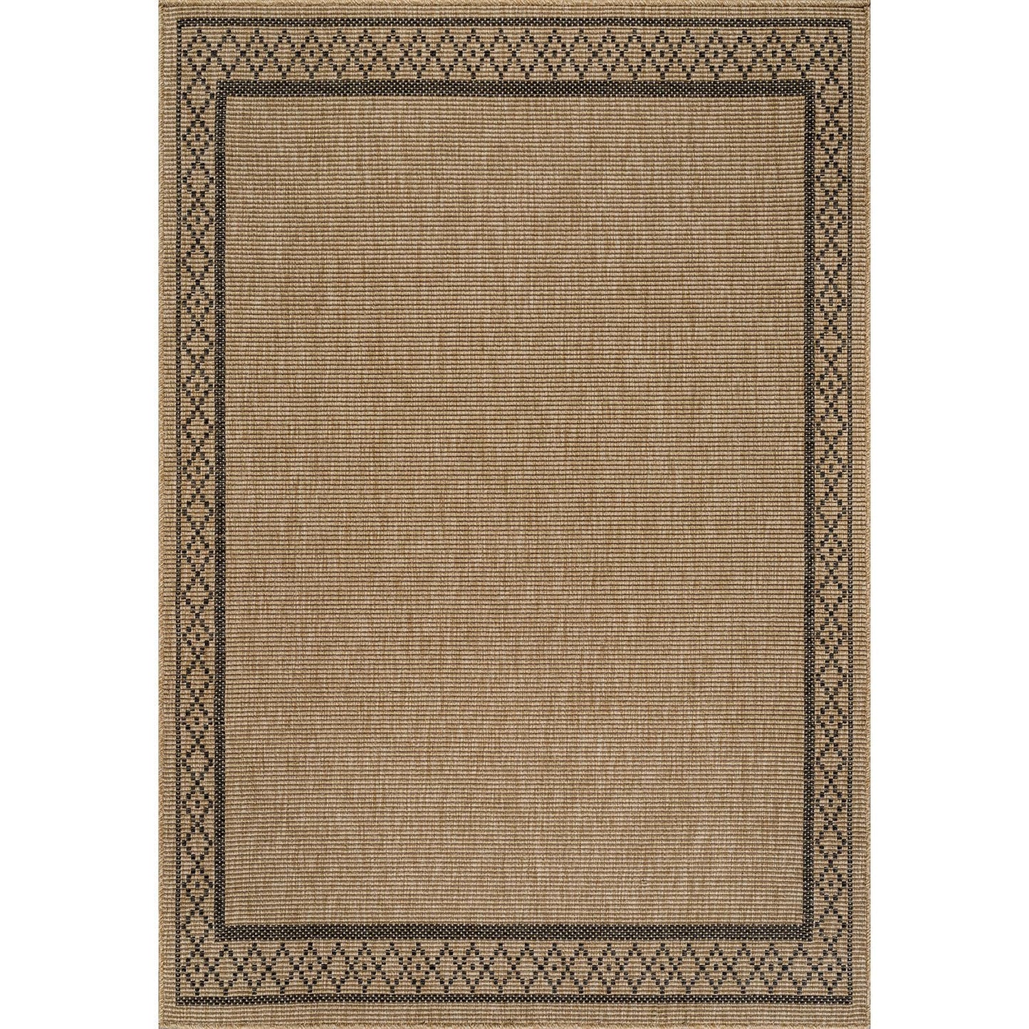 Luul Home Easy Jute Rugs 5x7 Frame Natural Color Living Room Indoor Outdoor Area Rug for Patio and Kitchen Rug High Traffic Washable Easy to Clean Solid Boho Woven Design Carpet (5 x 7)
