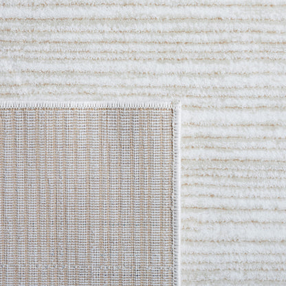 SAFAVIEH Vision Collection Round Rug - 10' Round, Ivory, Modern Ombre Design, Non-Shedding & Easy to Clean, Ideal for Living Room, Bedroom, Dining Space (VSN606J)