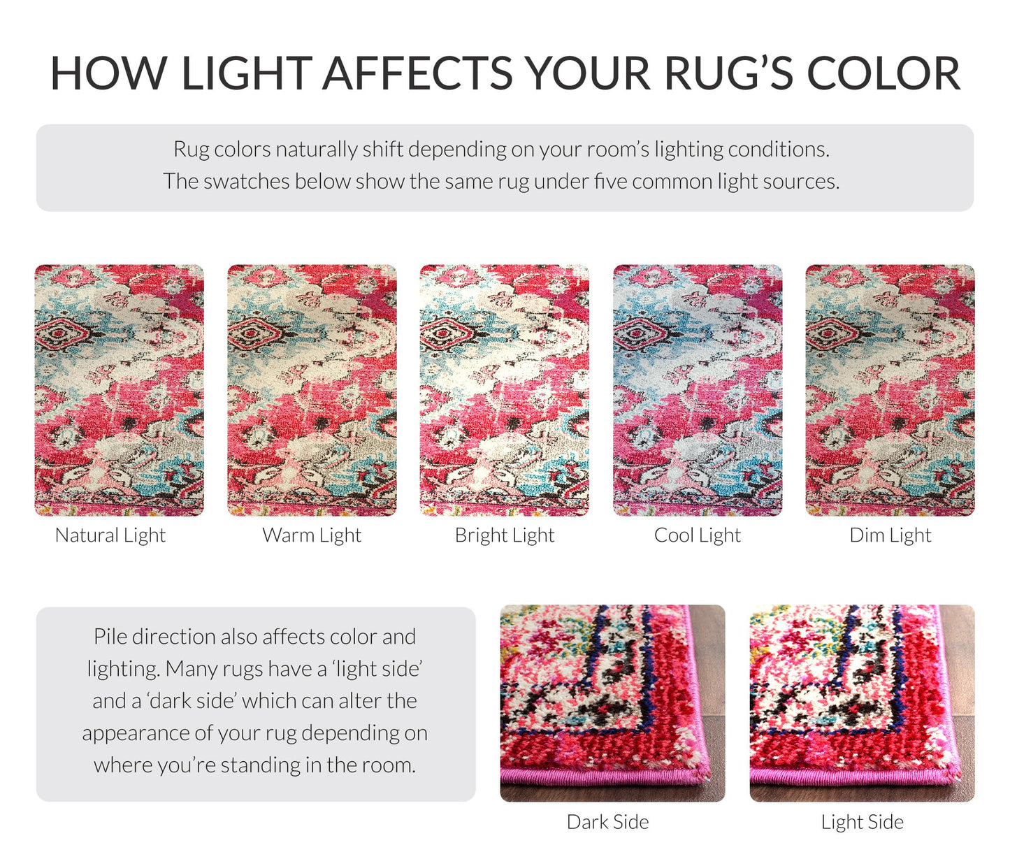 SAFAVIEH Monaco Collection Area Rug - 5' Square, Pink & Multi, Non-Shedding & Easy to Clean, Distressed Medallion Design, Ideal for Living Room, Bedroom, Dining Space (MNC243D)