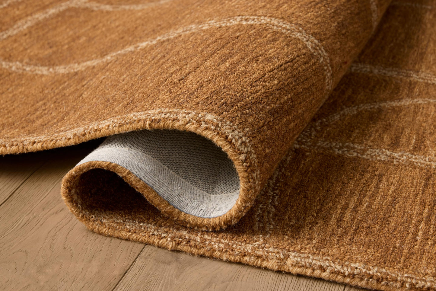 Loloi Jeremiah Brent Barrow Collection BAR-03 Clay/Natural 5'-0" x 7'-6" Area Rug
