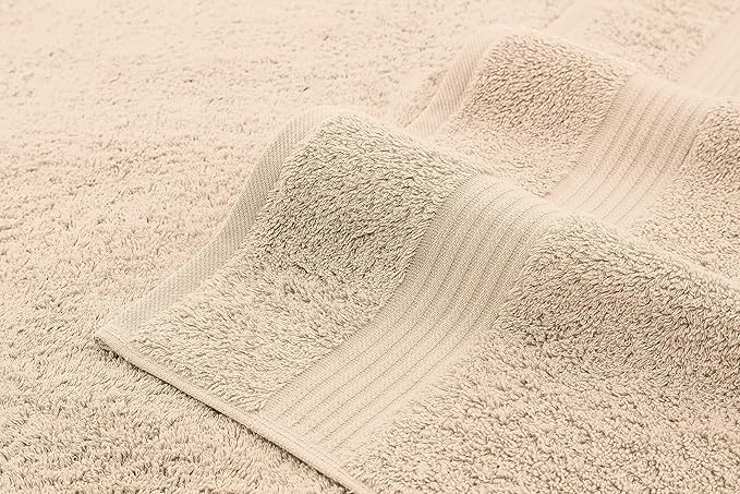 American Veteran 6 Piece Luxury Towel Set, 100% Cotton Turkish Towels