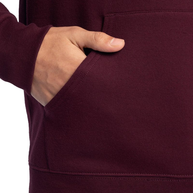 Fruit of the Loom Men's Eversoft Fleece Sweatshirts & Hoodies, Moisture Wicking & Breathable, Sizes S-4X, Pullover-Maroon, Medium