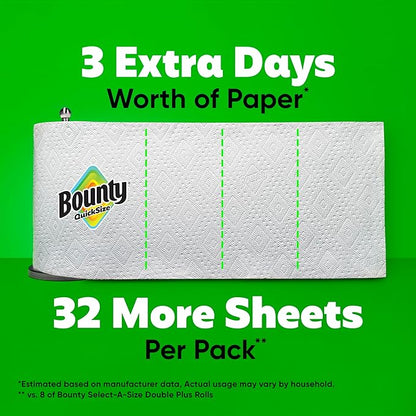 Bounty Quick Size Paper Towels, 8 Family Rolls