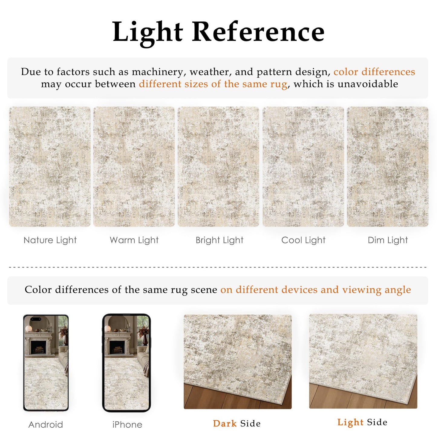 PureCozy 3x5 Washable Area Rug Beige Abstract Non Slip Carpet for Office Entryway Soft Low Pile Neutral Modern Throw Indoor Door Mat Kitchen Living Room Bedroom Bathroom