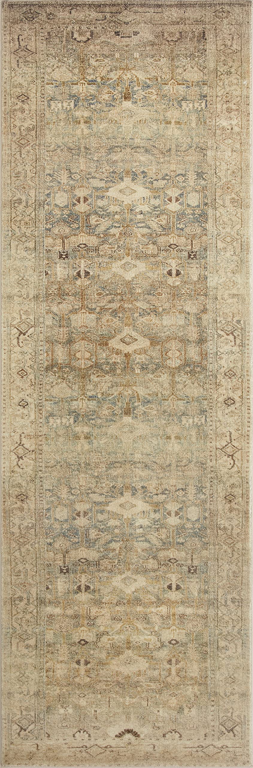 Loloi Margot Collection MAT-04 Antique/Sage 5'-0" x 7'-6" Area Rug feat. CloudPile, No-Shed Easy Clean Large Patterned Area Rug for Living Room, Bedroom, Dining Area