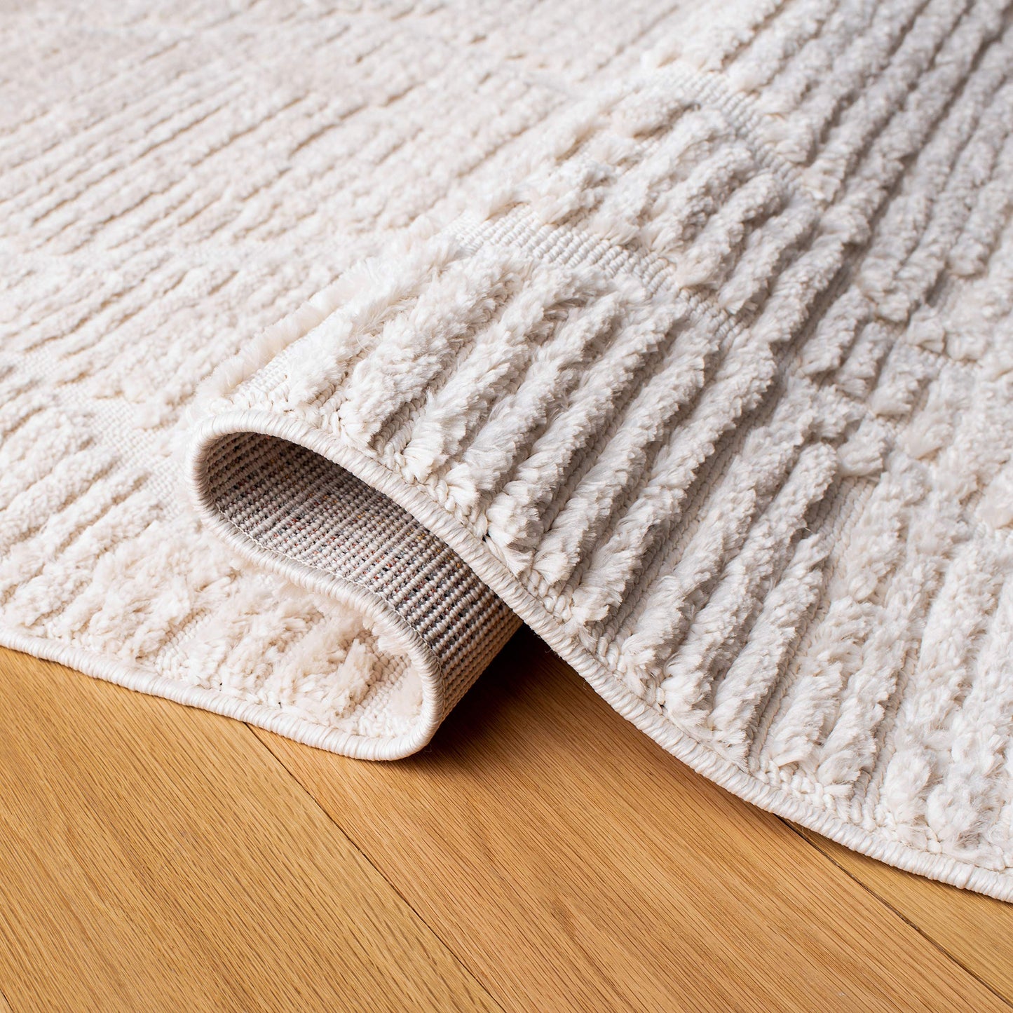 SAFAVIEH Area Rug 8x10 - Marrakesh Collection - Large - Beige, Moroccan Trellis Design with Tassel Detail, Non-Shedding & Easy to Clean, Ideal for Living Room, Bedroom, Dining Space (MRK517C)