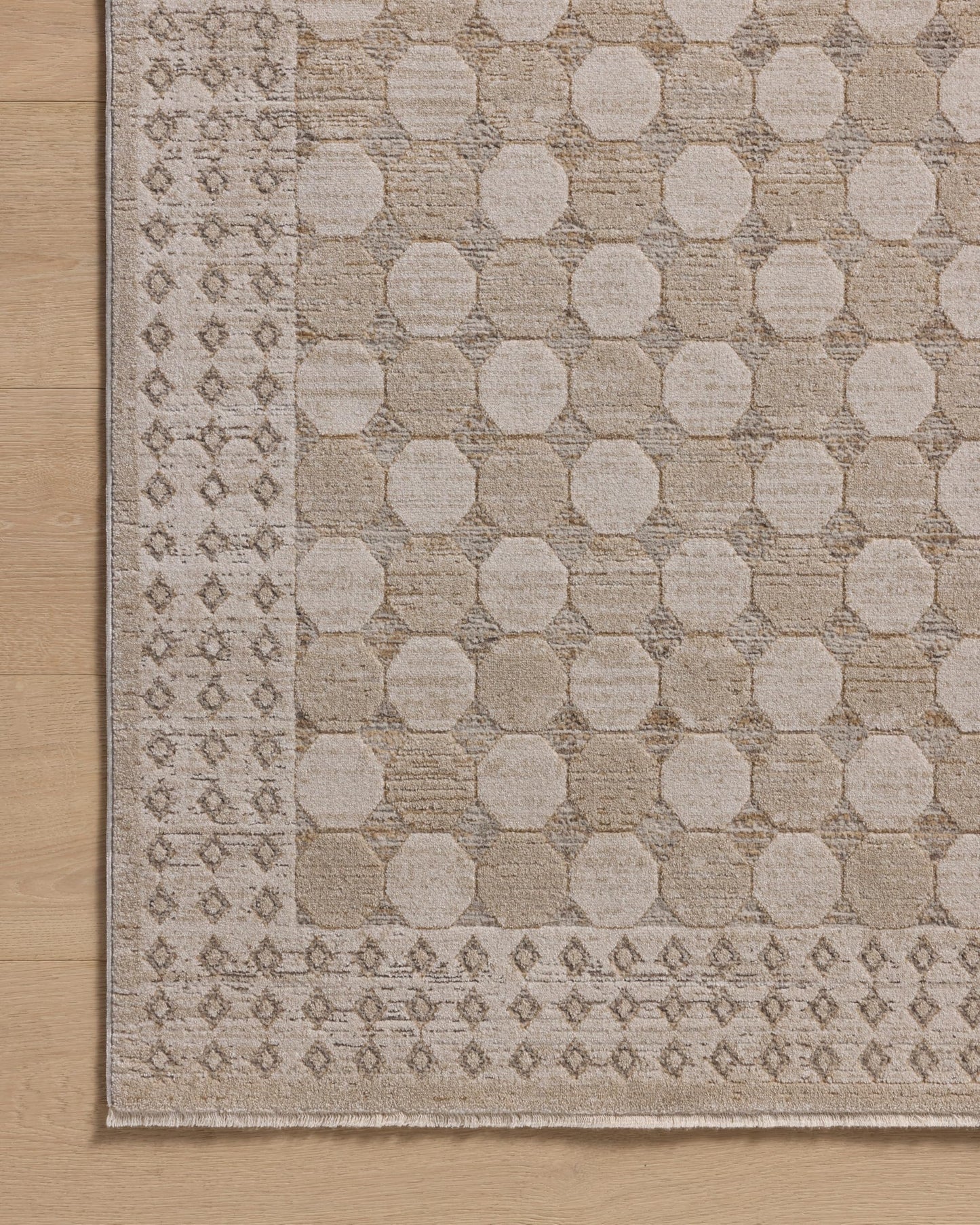 Loloi Amber Lewis Cali Collection CIL-01 Taupe/Natural 9'-6" x 13', .25" Pile Height, Area Rug