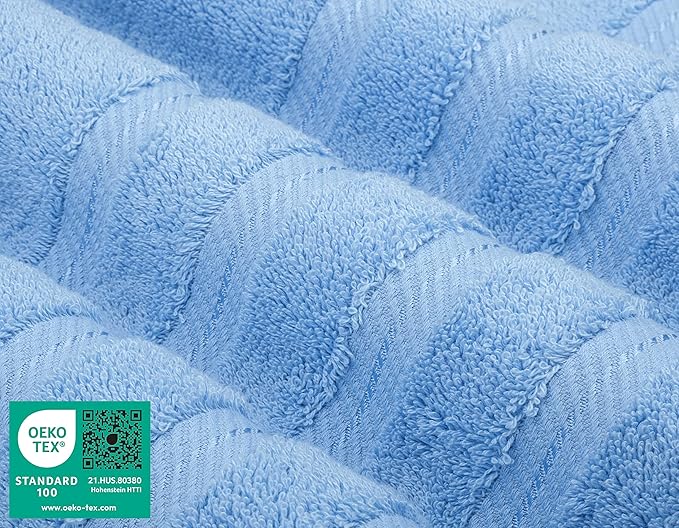 American Soft Linen Luxury 4 Piece Bath Towel Set, 600 GSM 100% Cotton Turkish