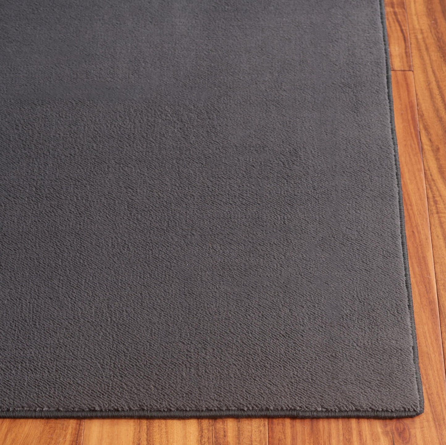 SAFAVIEH Washable Rug Loft Collection - 6' Square, Dark Grey, Slip Resistant & Easy Cleaning, Ideal for Living Room, Bedroom, Home Office, Nursery, Kids Playroom, Dining Space (LFT315H)