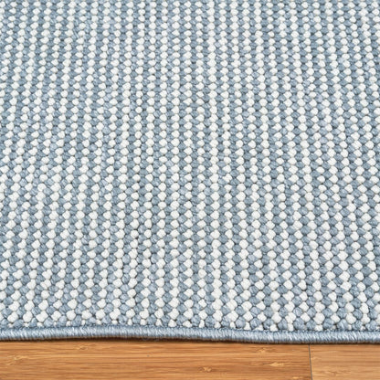 Gertmenian Indoor Boho Area Rug - 4x6 Small, Non-Shedding & Stain Resistant, Ideal for High Traffic Areas in Foyer, Living Room, Kitchen, Entryway, & Bedroom - Romi, Lt Blue, 25855