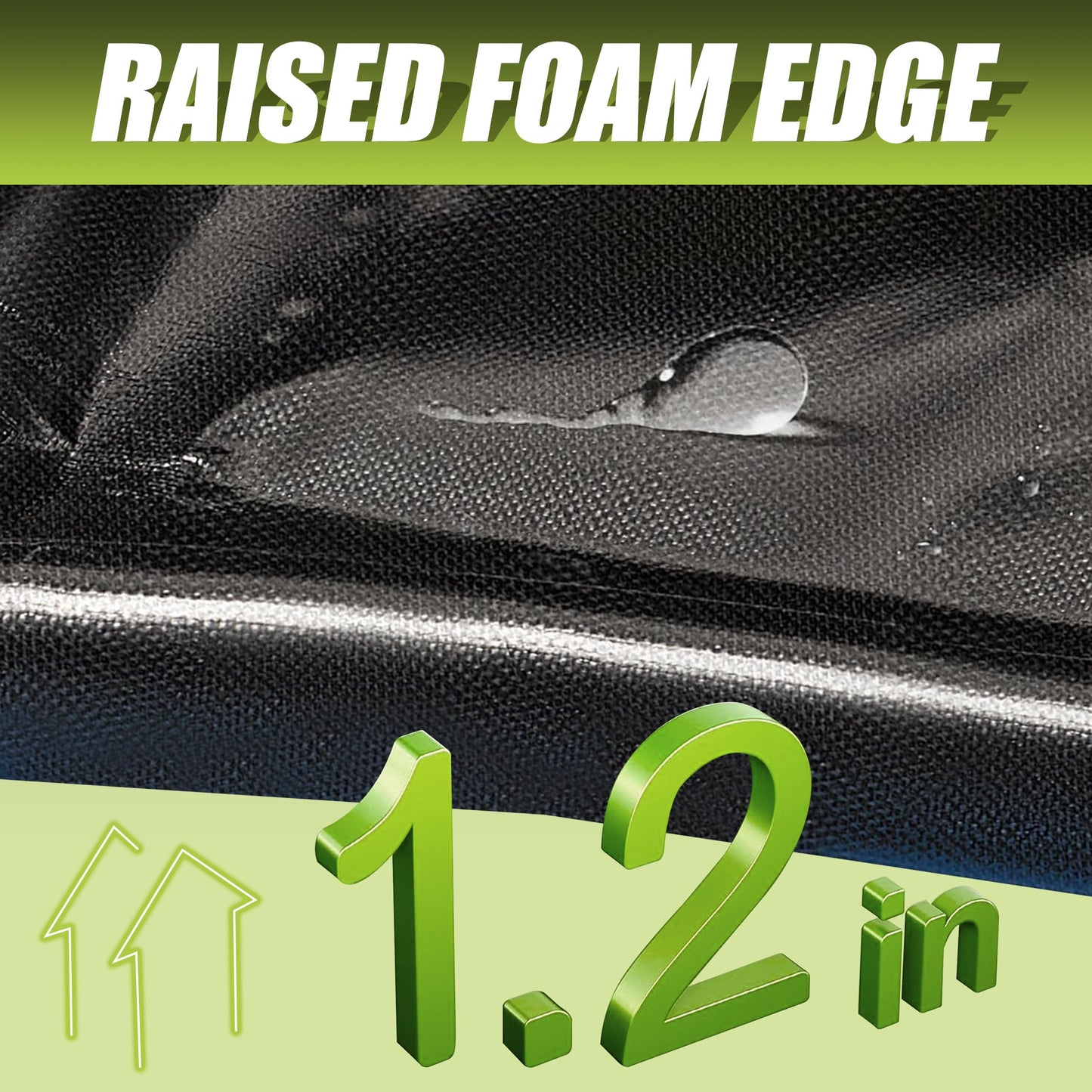 ChaoJin Rain Mat for Car, Black Garage Rubber Car Mat for Snow, Mud, Rain(7ft 9in x 16ft)