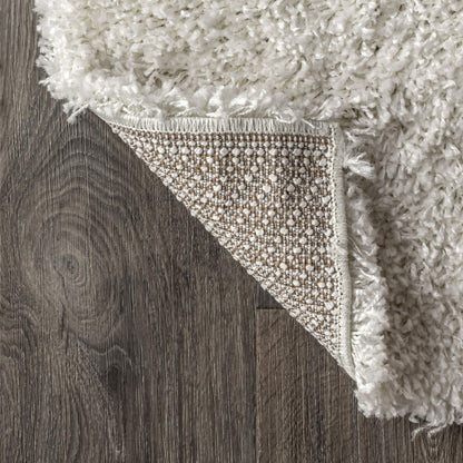 JONATHAN Y Mercer Shag Plush White Indoor Area Rug, 8x10, Transitional, Modern, Easy-Cleaning for Living Room, Bedroom, Kitchen, Pet Friendly, Non-Shedding (MCR106A-8)
