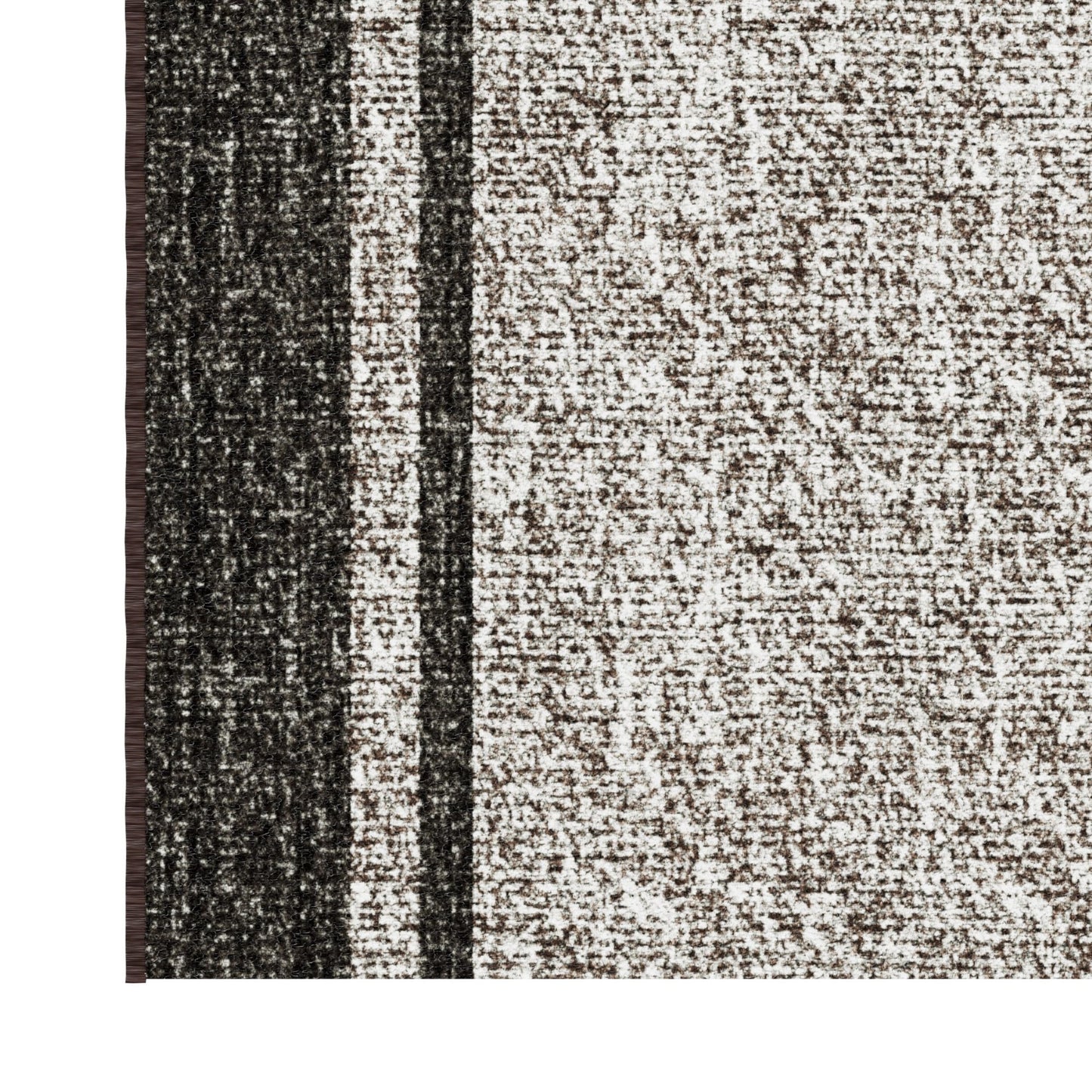 Ottomanson Aisle Runner Rug 2'7" x 28' – Soft Non-Slip Rug, Low Pile Carpet for Hallways, Events, Churches & Extra-Long Indoor Spaces, Border Brown