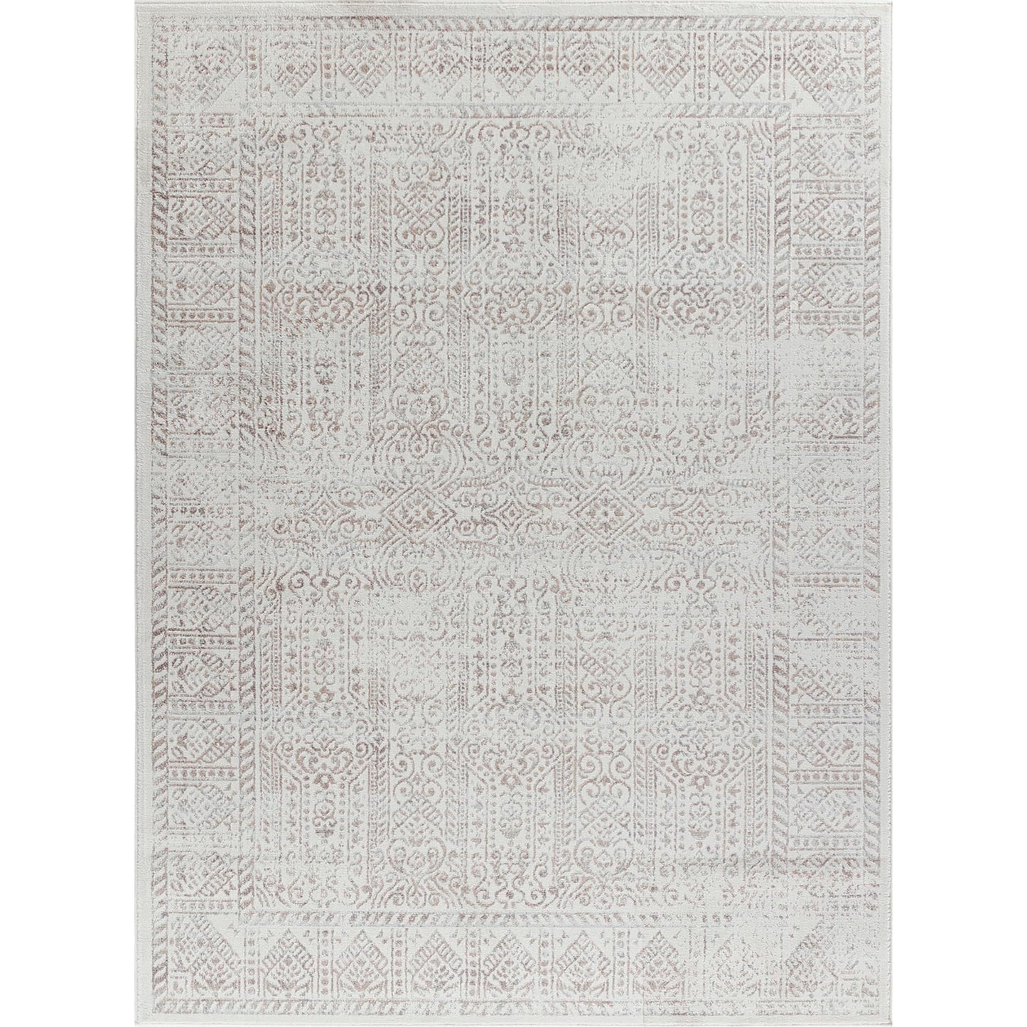 Livabliss x Galey Alix Myrtle Avenue VI Vintage Moroccan Area Rug, 6'7" x 9' (7' x 9'), Olive