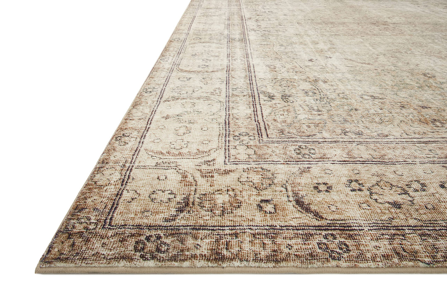 Loloi Margot Collection MAT-01 Antique/Sage 7'-6" x 9'-6" Area Rug feat. CloudPile, No-Shed Easy Clean Large Patterned Area Rug for Living Room, Bedroom, Dining Area