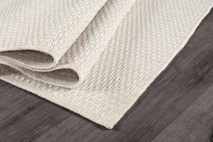 Easy Jute Rug 4x6 Indoor Outdoor Natural Rugs Solid Fiber Rug Woven Area Rug Boho Easy Clean Inside Carpet for Living Room Bedroom Dining Room Hallway or Outdoor Patio Porch (4 X 6 Bone)