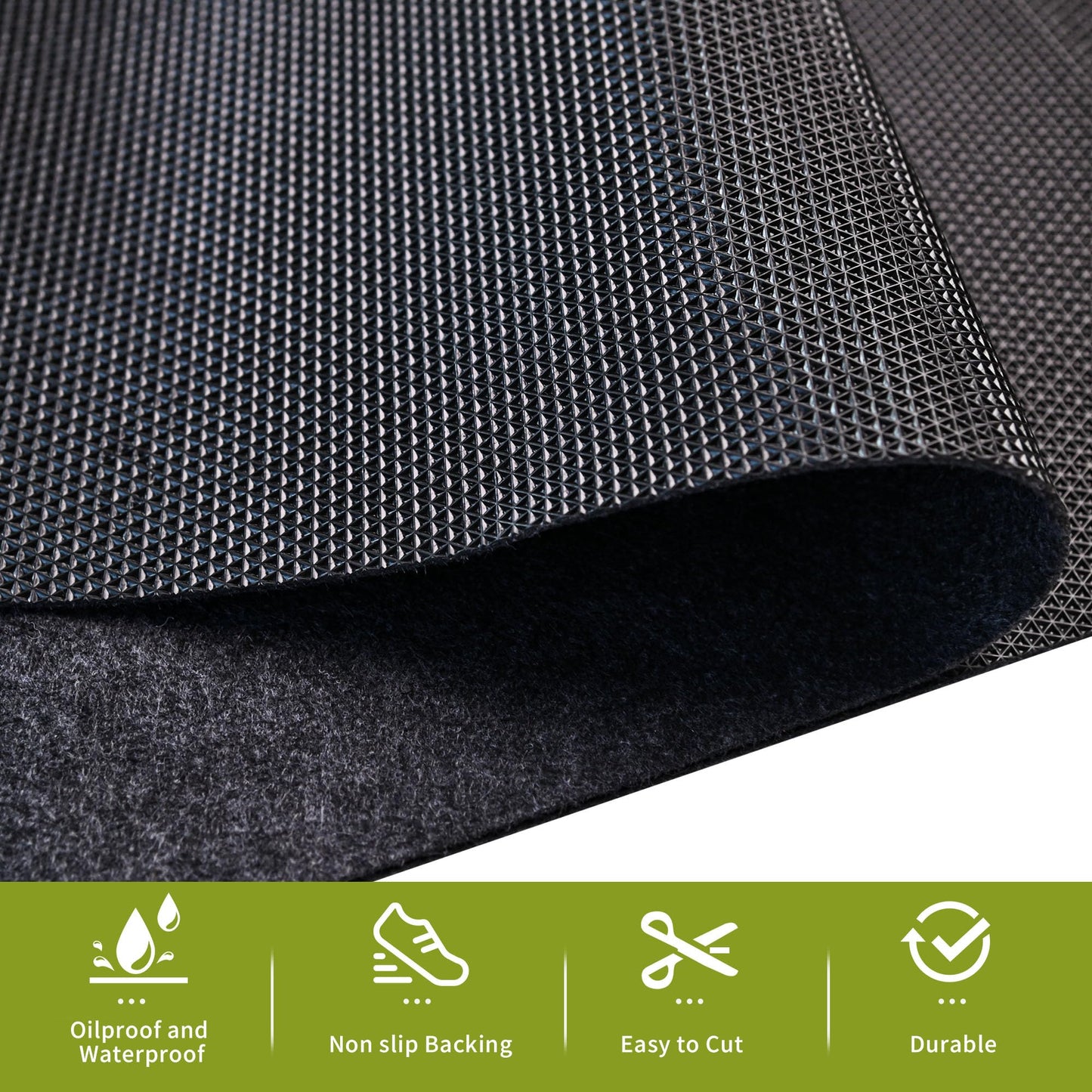 Cybstrax Oil Spill Mat - 17' x 7'4" Absorbent Oil Garage Floor Mat for Under Car - Protect Driveway from Drips, Spills, Stains, Reusable & Durable Garage Floor Protection Mat with Waterproof Backing