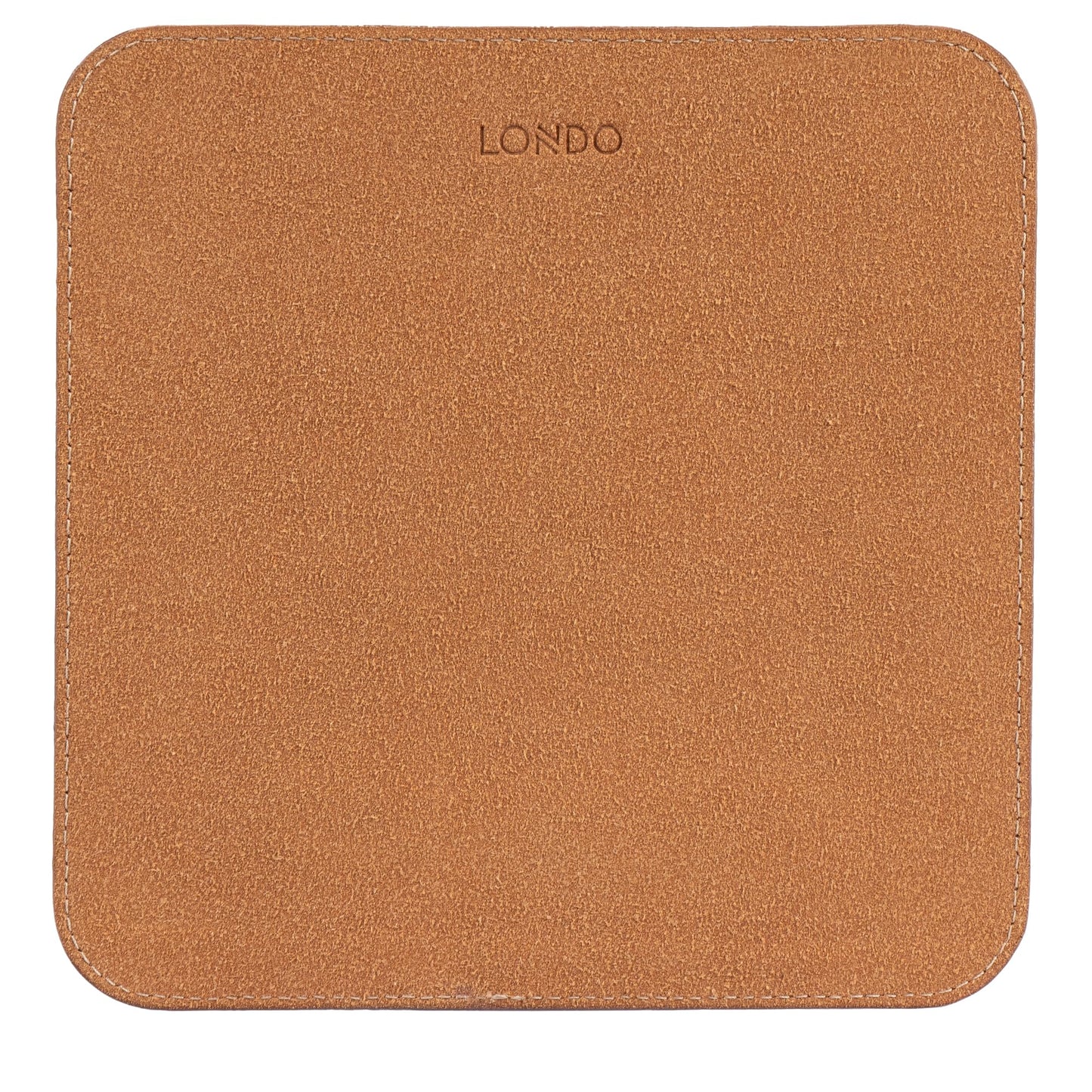 Londo Top Grain Leather Mouse Pad with Wrist Rest – Ergonomic Support, Non-Slip Base, Smooth Surface