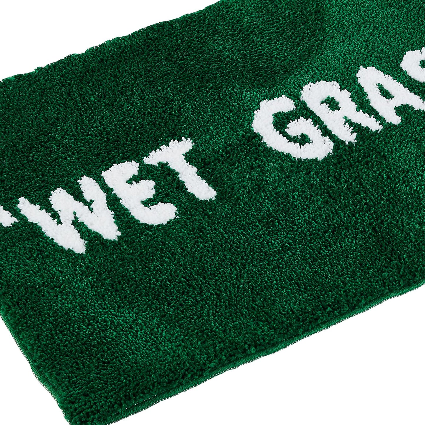Wet Grassy Rug, Non-Slip Wet Grassy Green Carpet, Aesthetic Area Grass Rug, Cool Rugs for Men, Flocked Machine Washable Floor Mat for Living Room, Bedroom, Kitchen, Home Decor