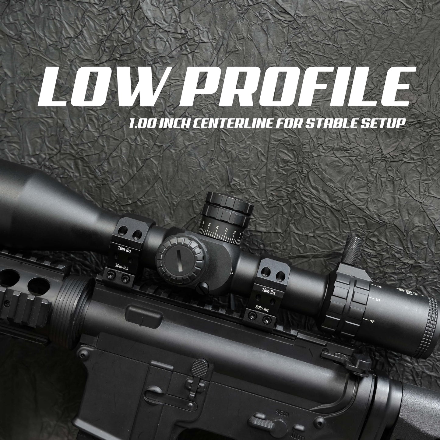 Triton 30mm Ultra Precision Match-Grade Scope Rings - 1.00" Centerline Height