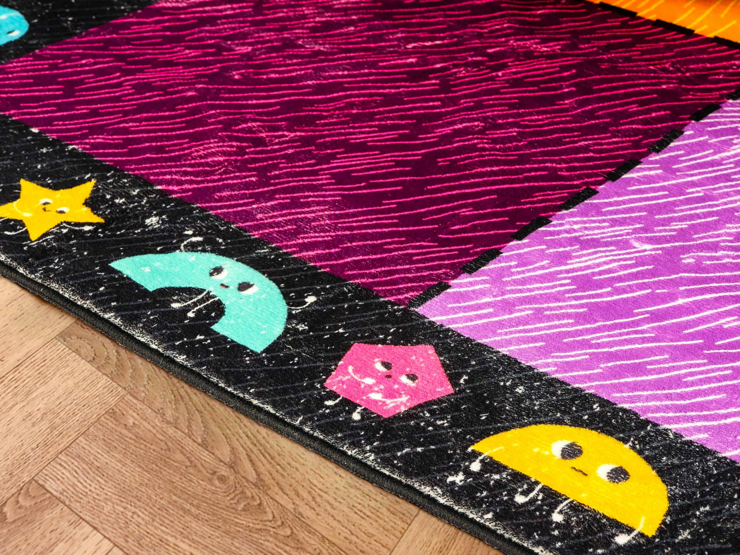 OLEEK Large Classroom Rug Elementary 8x13 - (Washable) Classroom Rugs for Kids Room - Classroom Carpet Elementary - Kids playroom Rug 8 x 13 - Preschool Rugs for Classroom - Schoolgirl Classroom Decor