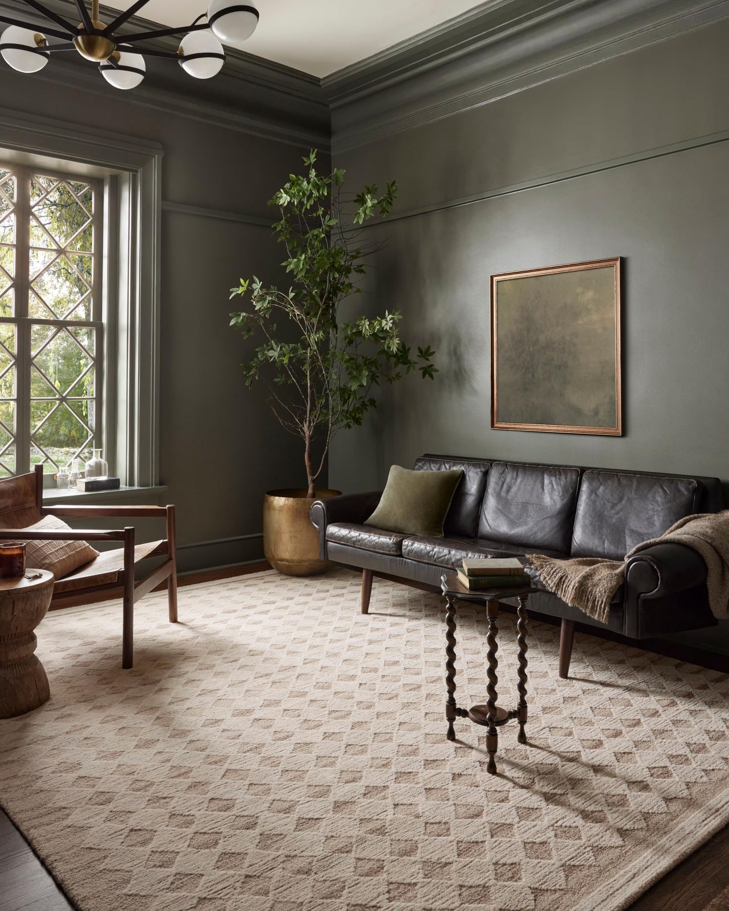 Loloi Magnolia Home by Joanna Gaines Rae Collection RAE-04 Natural/Ivory 7'-9" x 9'-9" Area Rug