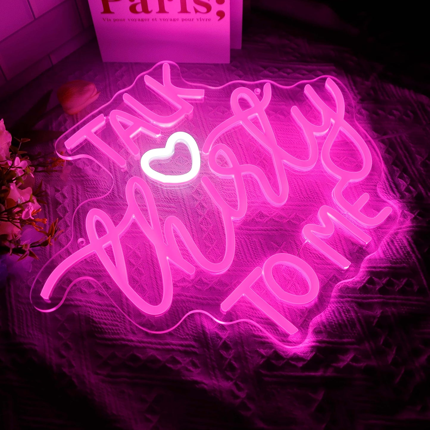 Disco Made Me Do It Led Neon Light Signs for Wall Decor, Pink Neon Light Signs for Bedroom Bachelorette Party Birthday Wedding Engagement Party Bar Club Neon Sign Art GIft(12.4 * 16.1in)