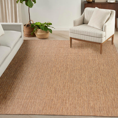 Nourison Home Horizon Indoor/Outdoor Natural 10' x 14' Area Rug - Easy Clean, Non Shedding, Bed Room, Living Room, Dining Room, Kitchen (10' x 14')