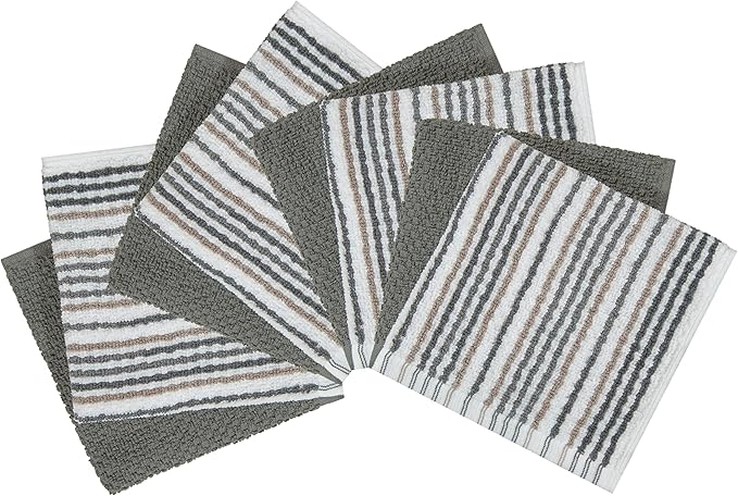 Bumble Towels Premium Dish Cloths 12"x12" | 100% Natural Ring Spun Cotton Tea