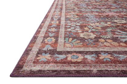 Loloi Rifle Paper Co. Maison Collection MAO-06 Red 7'-6" x 9'-6", .19" Pile Height, Area Rug